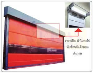 ประตูโรงงานแบบพับเก็บ